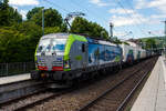 Die BLS Cargo 440 – Re 475 440-4 (91 85 4475 440-0 CH-BLSC) f�hrt am 07 Juli 2026 mit einem KLV-Zug durch Kirchen (Sieg) in Richtung K�ln    Die Siemens Vectron MS wurden 2025 von Siemens unter