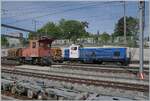 In Morges steht die TRAVYS Dieselok Am / Bm (?) 846 601-3 mit der UIC Nummer 92858846 601-3. Da der Führerstand besetzt ist, gehe ich davon aus, dass die Lok bei der BAM MBC eingesetzt werden wird; ansonsten habe ich keinerlei Info zu dieser Lok ...