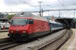Mit ein gerade zuvor angekomender Tschechischer Nachtzug aus Praha hl.n.