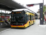 (290'263) - PostAuto Bern - BE 659'263/PID 12'309 - eMercedes am 10. September 2026 beim Bahnhof Spiez