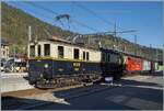 125 Jahre MOB - daf�r steht der FZe 6/6 2002 mit seinem MOB Zug, mit dem roten CEV Wagen, der symbolisch die 'Tochtergesellschaften' vertritt. In Zusammenarbeit mit der Blonay Chamby bot die MOB ein attraktives Jubil�umsprogramm an, von welchem ich h ...