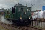 Am 25 Mai 2019 war es Pfingsten und dass bezeignete das das Depot von SBB Historic bzw Verein Mikado 1244 Offenes Wochenende hatte. Eine der G�ste war der Kittle Dampftriebwagen CZm 1/2 Uerlikon-Bauma Bahn no.31. Iss depot bereitet UeBB-31 sich auf d ...