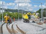 Bei Blick auf die �ppige Gleisanlage im neuen CEV MVR Bahnhof von Vevey kommt man darum herum an neue Expressz�ge Vevey - Interlaken - Grimselbahn - Andermatt zu denken, die dereinst aus diesem