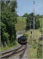 Es scheint, als erreicht die SCB C 4 196/ SBB Ed 2x 2/2 7696 (UIC 90 85 00 07 696-7) den Bahnhof von Sumiswald. In Wirklichkeit hat man den Zug bis zur R�ckfahrt nach Balsthal hier abgestellt.

14. Juni 2026 