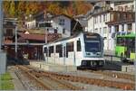 Nachdem der Gegenzug nach Aigle in Le S�pey abgefahren ist, steht nun der TPC ASD ABe 4/8 473 als R71 nach Les Diablerets zu Abfahrt bereit. 

30 Okt. 2026