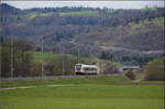 RABe 522 203 zwischen Bassecourt und Glovelier. April 2026.