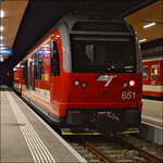 Ganz neu und noch ohne Namen ist Be 4/4 651 der CJ.