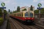 S41 zwischen Gesundbrunnen und Humboldthain.