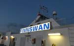 (287'706) - Schriftzug des MS Finnswan am 7.