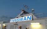 (287'707) - Schriftzug des MS Finnswan am 7.